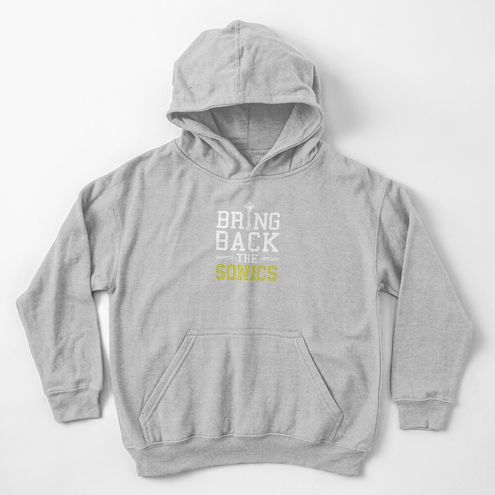 Bring Back The Sonics Kids Pullover Hoodie