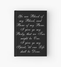 Cuaderno de tapa dura Votos de boda Outlander