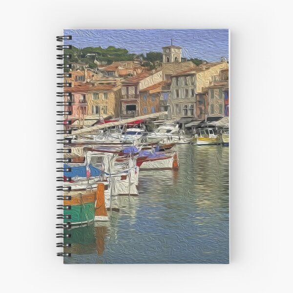 Item preview, Cassis fishing village digital art designed and sold by davidelder.