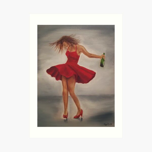 Dance like nobody's watching Art Print