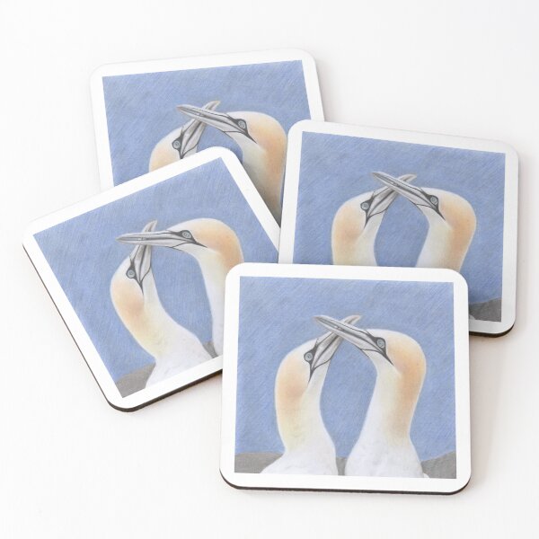 Item preview, Pair of Gannets designed and sold by Grey Heron Images.
