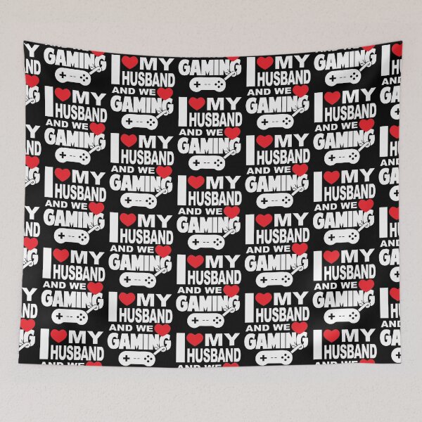 Item preview, Gamer Couple Gift Ideas - I love my Husband and We Both Love Gaming designed and sold by Game  Theory.