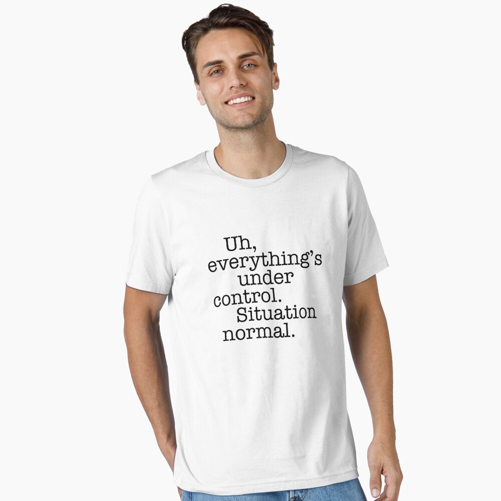 Vista previa del artículo con la obra «Camiseta esencial», diseñado y vendido por MarcGodsiff.