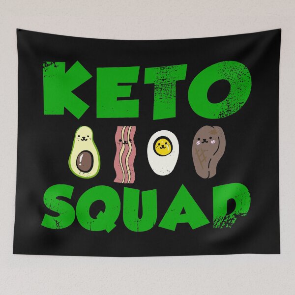 Item preview, KETO SQUAD Sticker designed and sold by aydapadi.