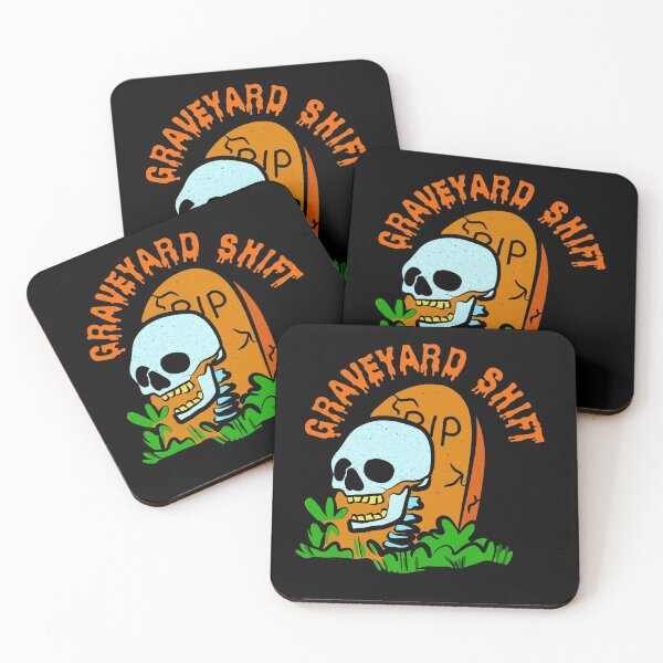 Item preview, GRAVEYARD SHIFT Sticker designed and sold by aydapadi.
