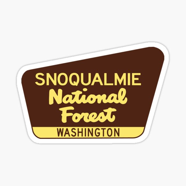 Snoqualmie National Forest Washington Park Baker Sticker