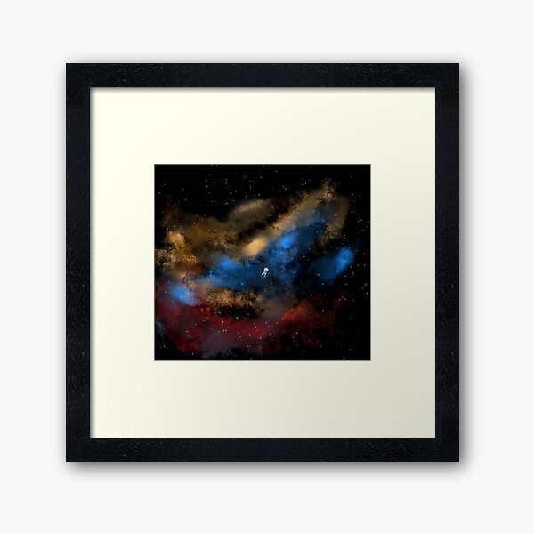 Star Trek - Boldy Going digital painting - StarTrek Framed Art Print