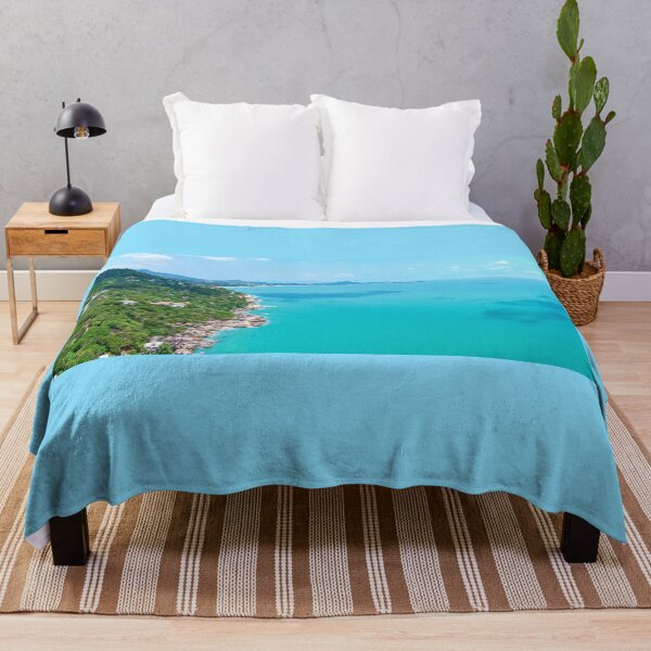 Item preview, Aerial view of Ko Samui shore and Gulf of Thailand designed and sold by Lukasz Szczepanski.
