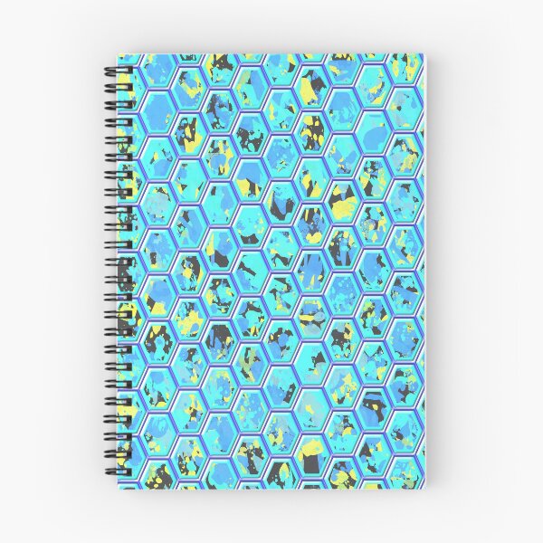 Item preview, Honeycomb Blue - A Blue Pattern Inspired by Honeycomb and Pollen designed and sold by innerspectrum.