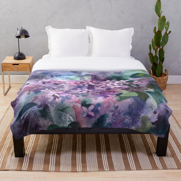 Lilac Throw Blanket