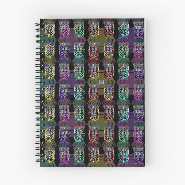 Item preview, "NanoFam with Hexagons"© designed and sold by Lisa Clark - Thinker Collection STEM Art and MORE.
