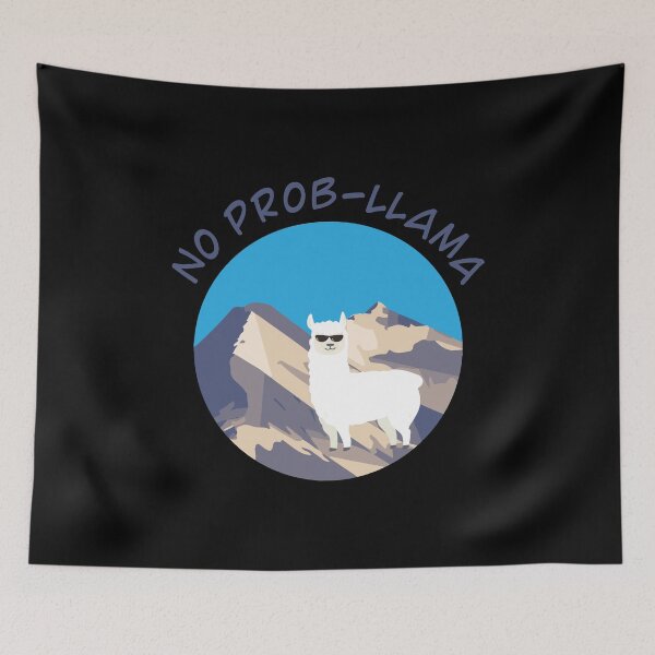 Item preview, No Probllama Llama Animal Lover Gift Idea designed and sold by haselshirt.