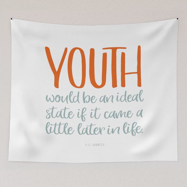 Item preview, Youth would be an ideal state... designed and sold by x1brett.