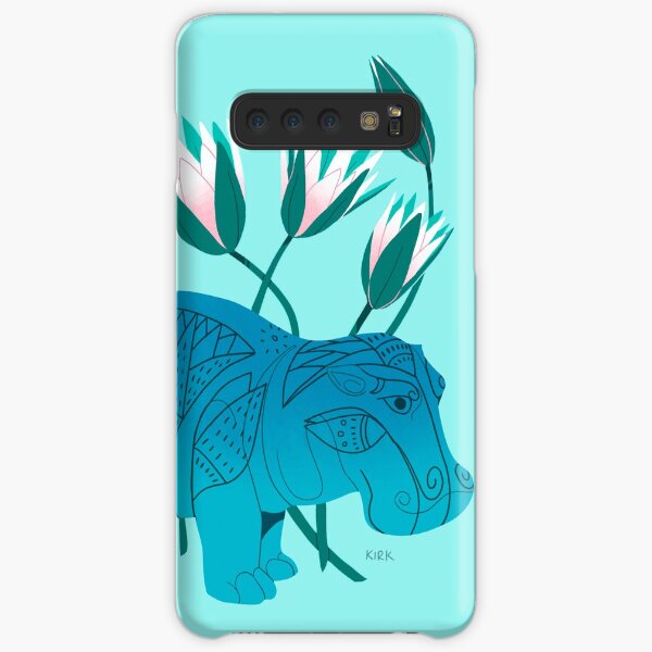 Faience Hippo - Floral Artefacts Samsung Galaxy Snap Case