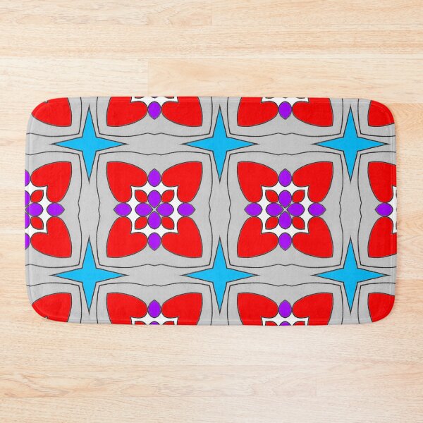Item preview, red square flowers designed and sold by anata77.