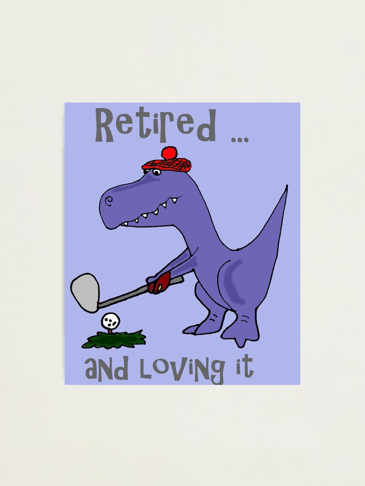 Funny T-rex Dinosaur Runner Art Board Print for Sale by naturesfancy