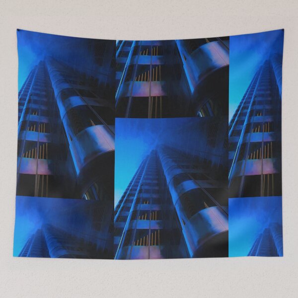 Item preview, Blue Glass and Steel designed and sold by Epicurian.