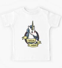 I Believe in Unicorns Kids Tee