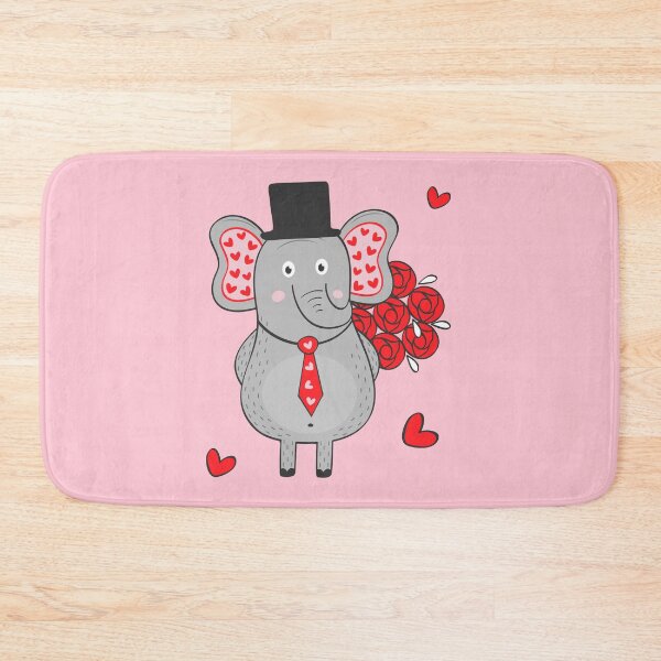 Item preview, ELEPHANT WITH LOVE FLOWERS designed and sold by ReignGFX.
