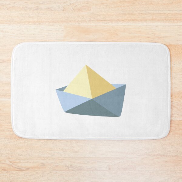 Item preview, Icon paper boat ship sea lake nursery decoration illustration scandinavian designed and sold by eskima.