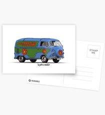 Volkswagen Combi Die Rätselmaschine Postkarten