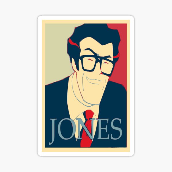 Mayor Jones Sticker