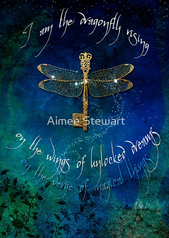 "Dragonfly Rising" by Aimee Stewart | Redbubble