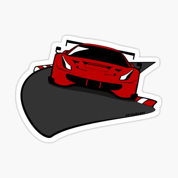 Ferrari 488 GT3 Racing Sticker