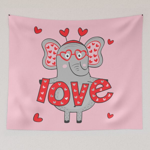 Item preview, ELEPHANT WITH LOVE  designed and sold by ReignGFX.