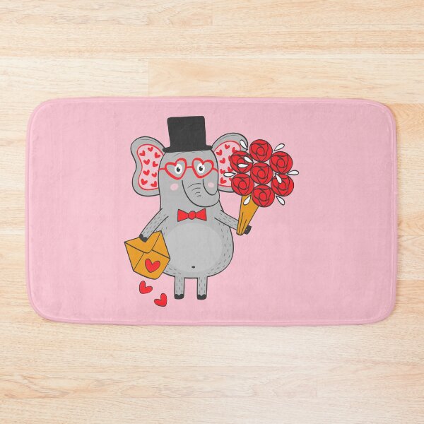 Item preview, ELEPHANT WITH LOVE FLOWERS designed and sold by ReignGFX.