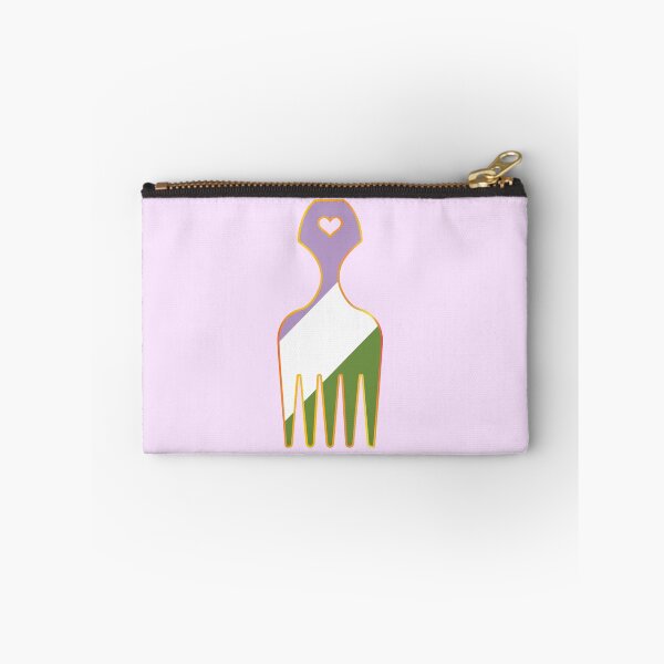 Item preview, GENDERQUEER PRIDE - Hair Pick  designed and sold by afroflower.