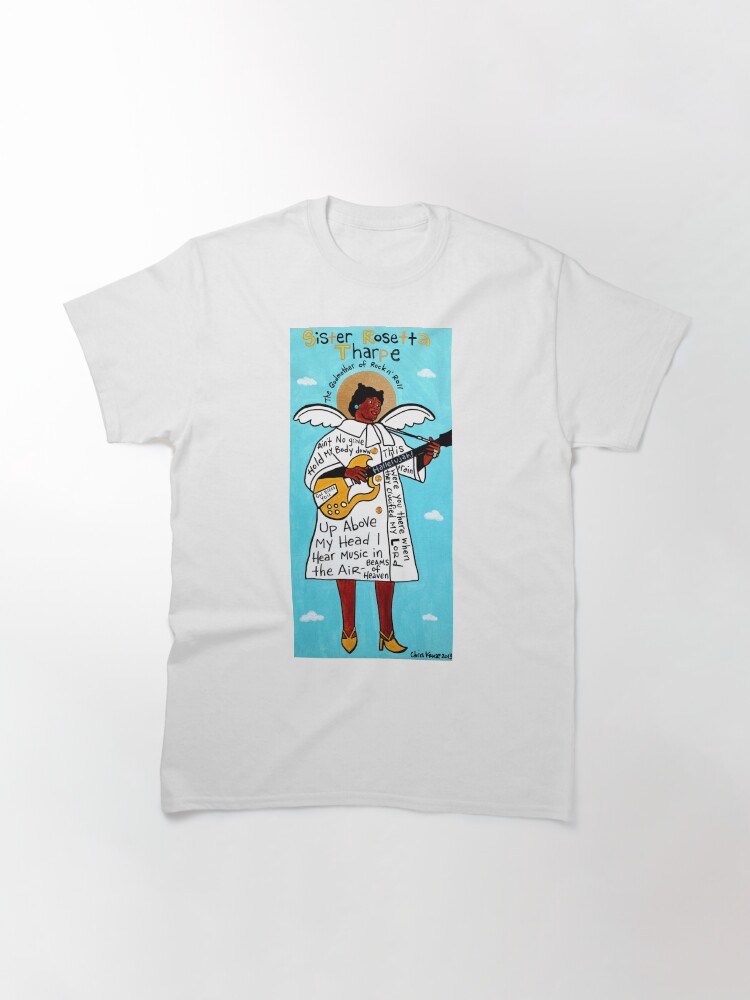 Alternate view of Sister Rosetta Tharpe Gospel Folk Art Classic T-Shirt