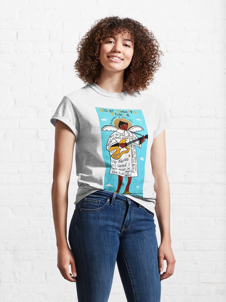 Alternate view of Sister Rosetta Tharpe Gospel Folk Art Classic T-Shirt