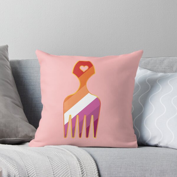 Item preview, LESBIAN PRIDE - Hair Pick designed and sold by afroflower.
