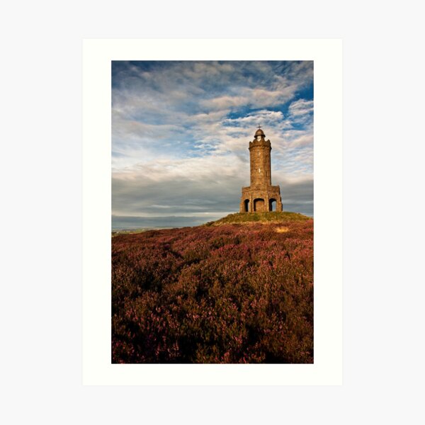 Darwen Tower in late summer Art Print