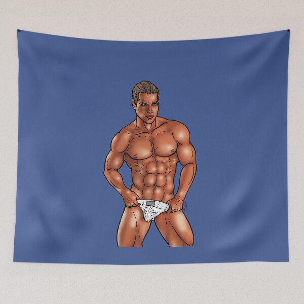 Item preview, Muscleman in Jockstrap Showoff! designed and sold by AbbottDesigns.