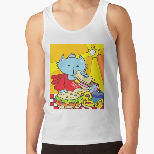 Fast Food Cat Tank Top