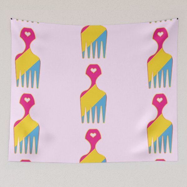 Item preview, PANSEXUAL PRIDE - Hair Pick designed and sold by afroflower.