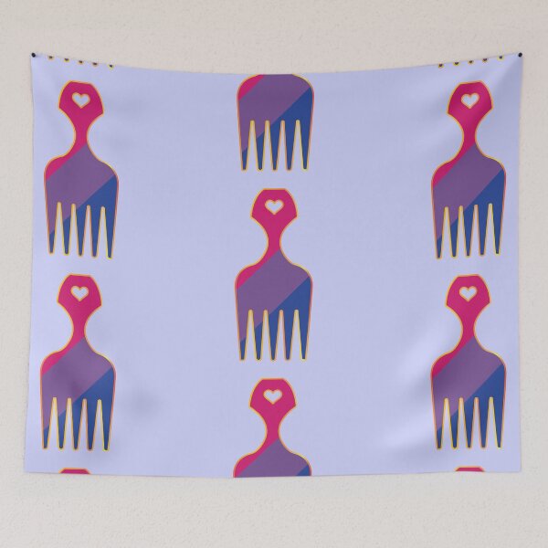Item preview, BISEXUAL PRIDE - Hair Pick designed and sold by afroflower.