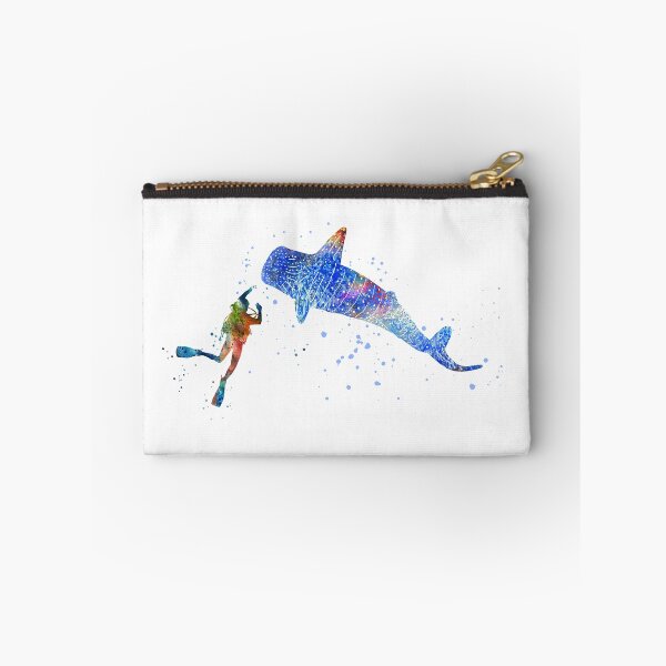 Item preview, Scuba diver, blue whale shark designed and sold by Rosaliartbook.