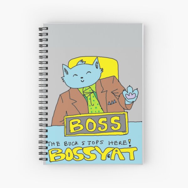 Boss Cat Spiral Notebook
