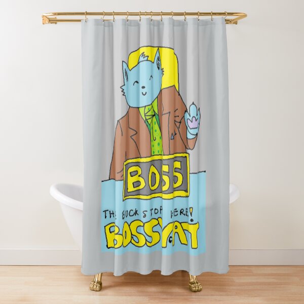 Boss Cat Shower Curtain