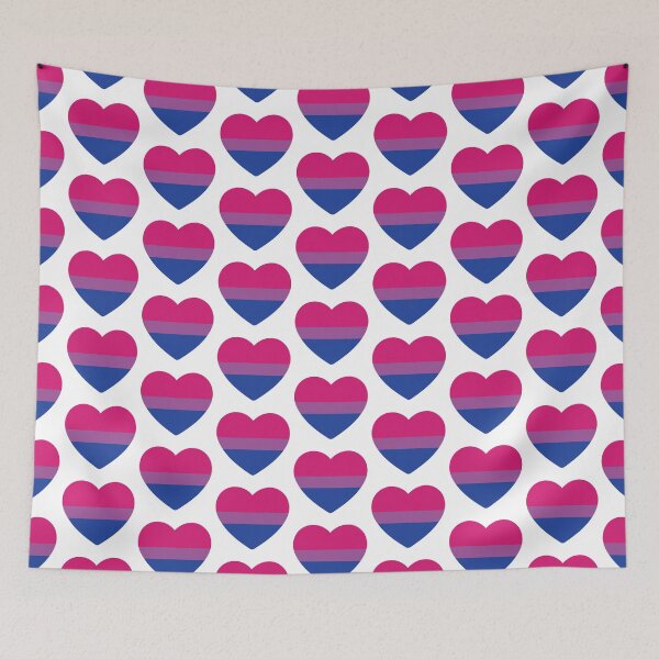 Item preview, Bisexual Heart designed and sold by dlpalmer.