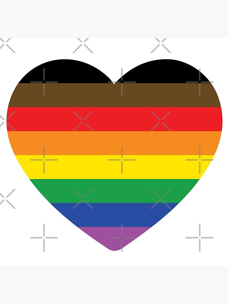 Lgbtq Diversity Heart Poster For Sale By Dlpalmer Redbubble 7581