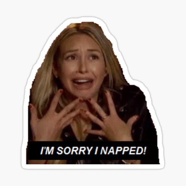 corinne napped Sticker