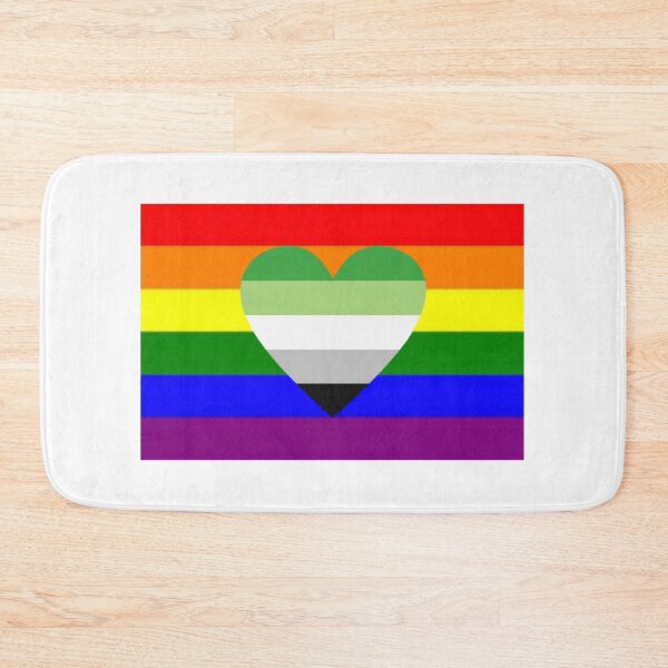 Item preview, Gay Pride Flag with Agender Heart designed and sold by feardeargcrafts.