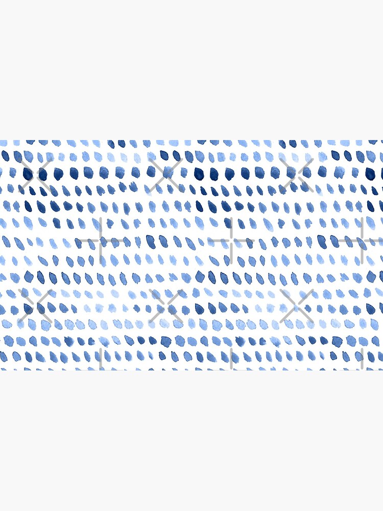 Watercolor Dots - Blue by annieparsons
