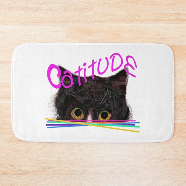 Item preview, Catitude - Fun Cat Design designed and sold by Ginny Luttrell.