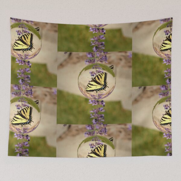 Item preview, Butterfly Bubble on garden flowers butterfly, butterflies, insects,  designed and sold by LCAppling.