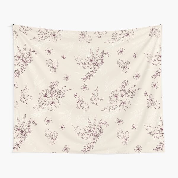 Gentle Flowers Tapestry